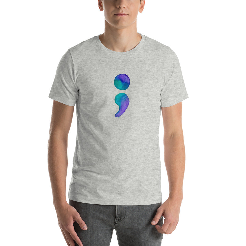 Short-Sleeve Unisex T-Shirt Semicolon