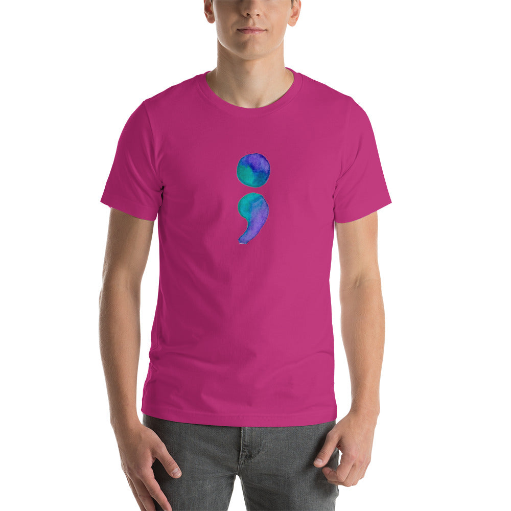 Short-Sleeve Unisex T-Shirt Semicolon