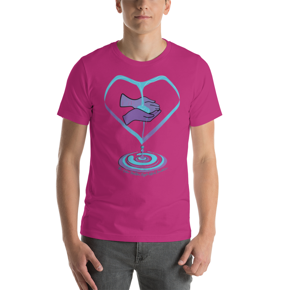 Short-Sleeve Unisex T-Shirt Hands & TAMREF Logo