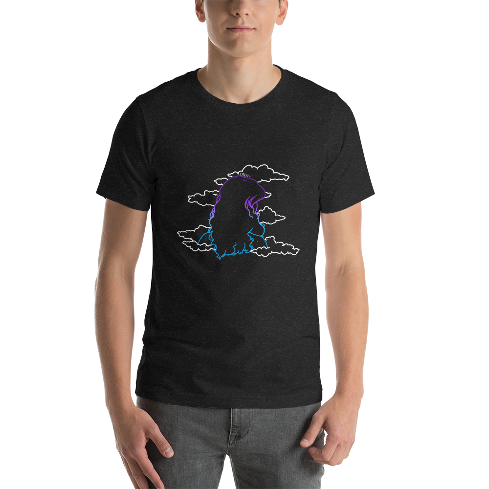 Short-Sleeve Unisex T-Shirt In The Clouds (White)