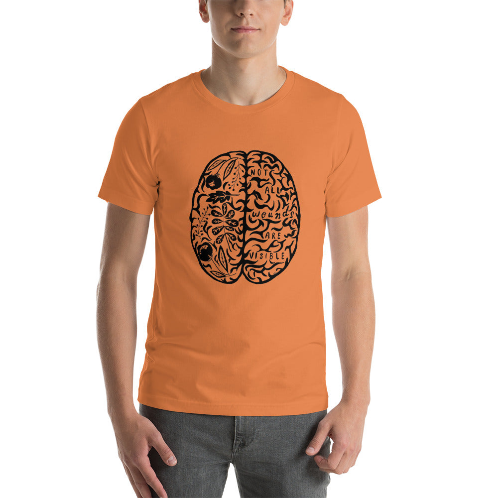 Short-Sleeve Unisex T-Shirt Not All Wounds Are Visible