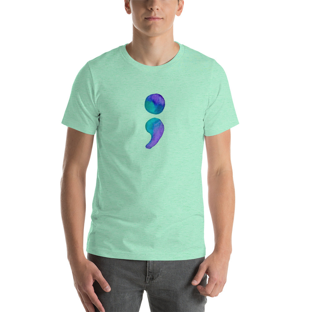 Short-Sleeve Unisex T-Shirt Semicolon