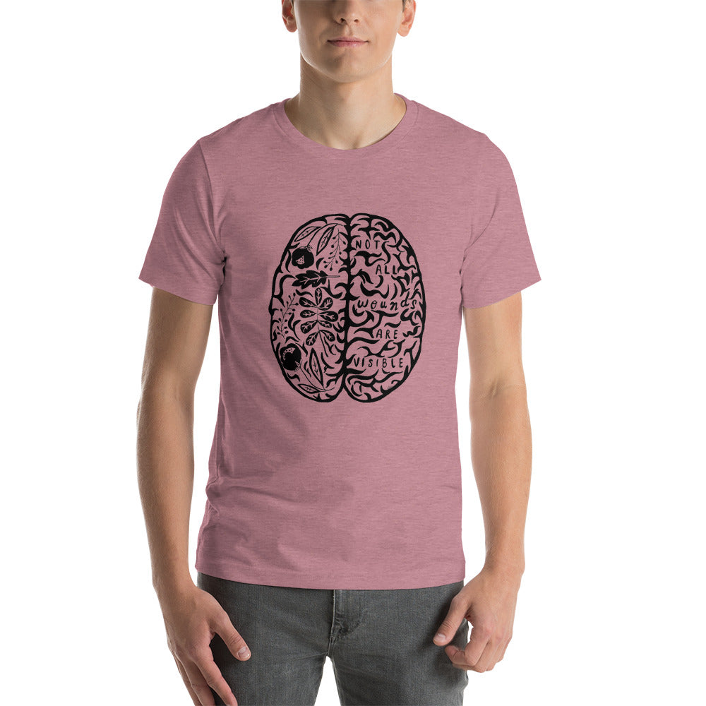 Short-Sleeve Unisex T-Shirt Not All Wounds Are Visible