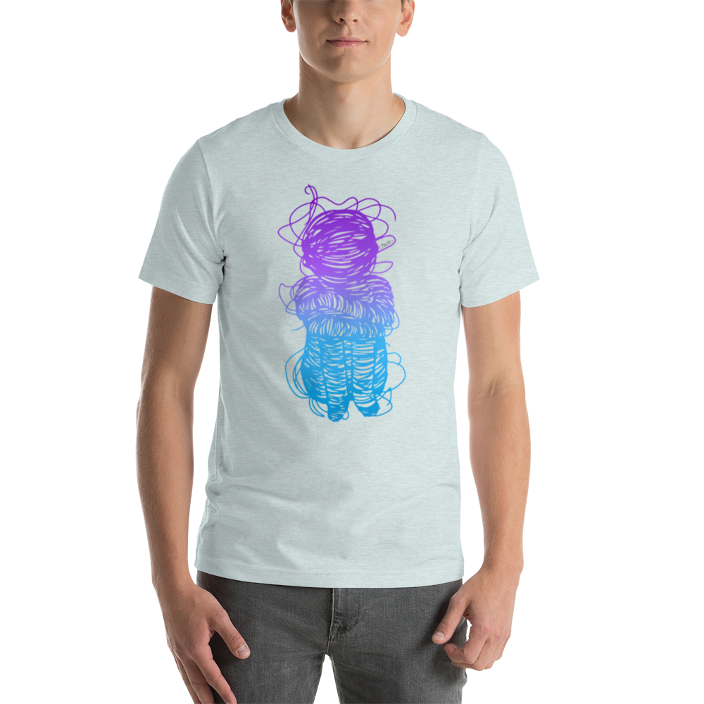 Short-Sleeve Unisex T-Shirt Unraveling