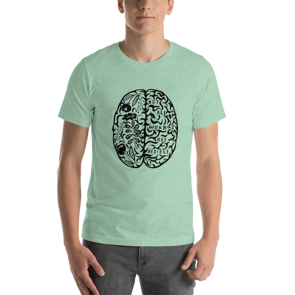Short-Sleeve Unisex T-Shirt Not All Wounds Are Visible
