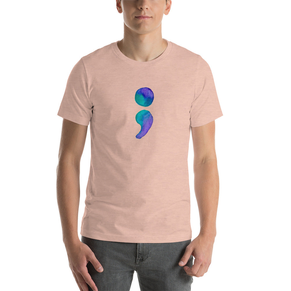 Short-Sleeve Unisex T-Shirt Semicolon