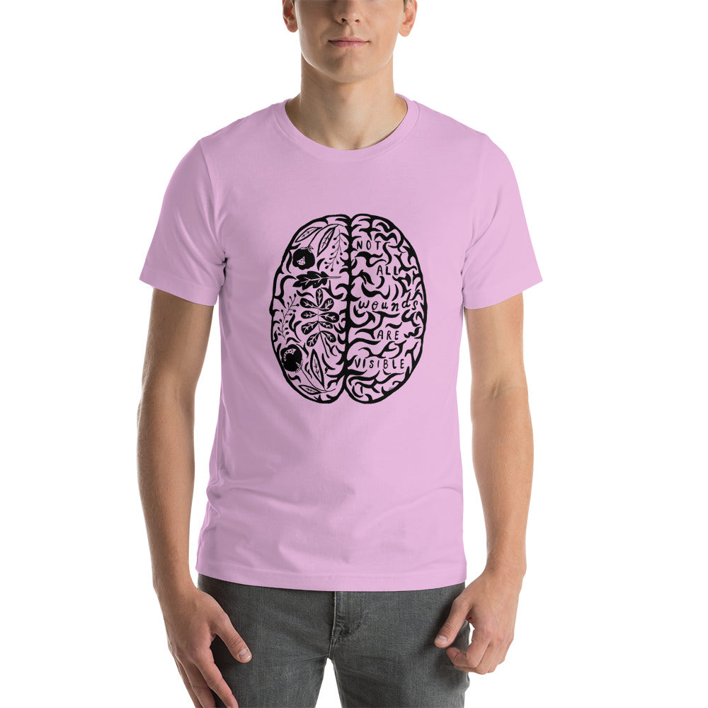 Short-Sleeve Unisex T-Shirt Not All Wounds Are Visible