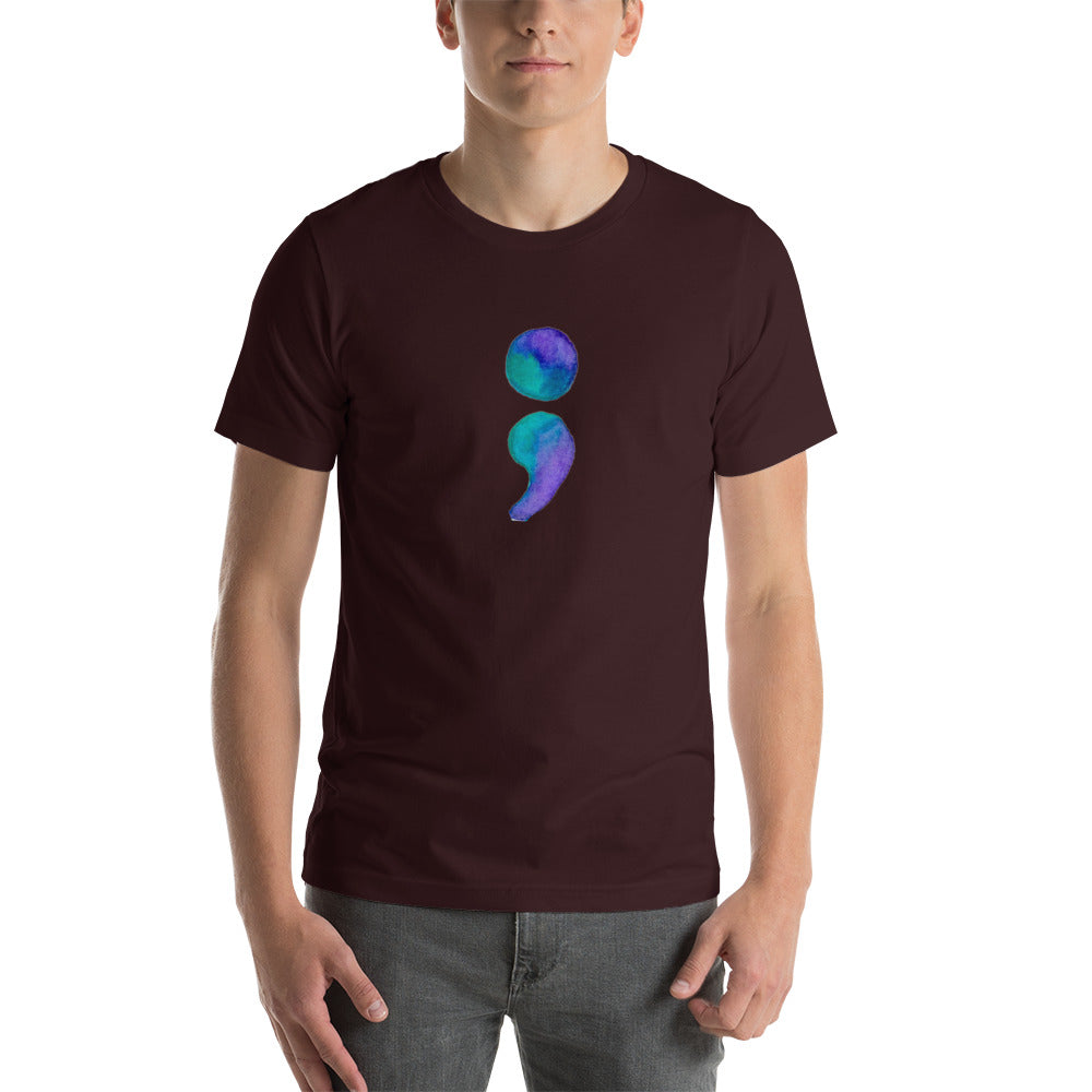 Short-Sleeve Unisex T-Shirt Semicolon