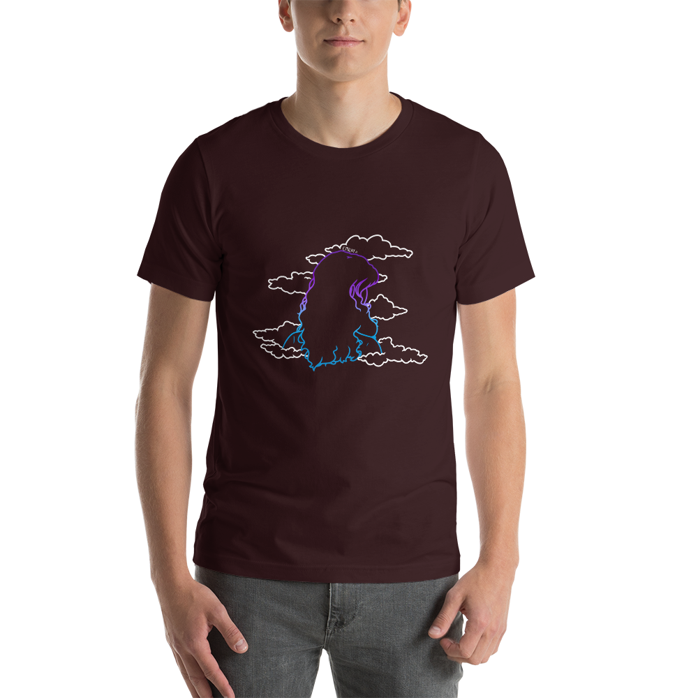 Short-Sleeve Unisex T-Shirt In The Clouds (White)