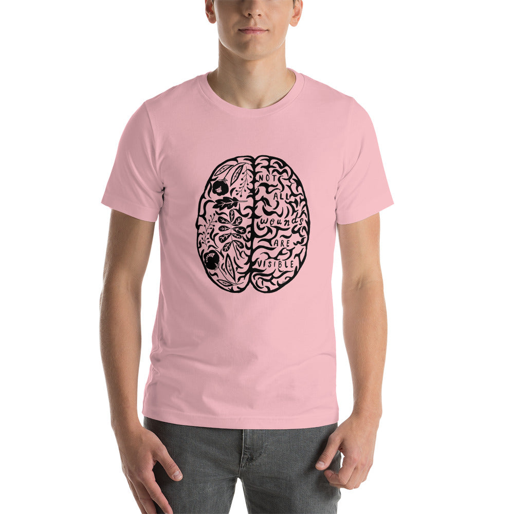 Short-Sleeve Unisex T-Shirt Not All Wounds Are Visible
