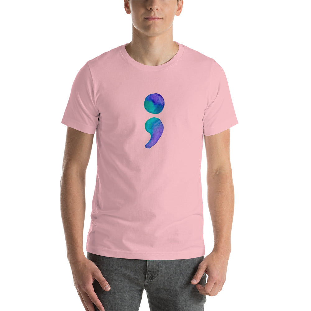 Short-Sleeve Unisex T-Shirt Semicolon