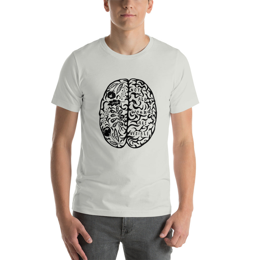 Short-Sleeve Unisex T-Shirt Not All Wounds Are Visible