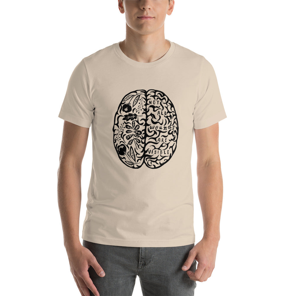Short-Sleeve Unisex T-Shirt Not All Wounds Are Visible