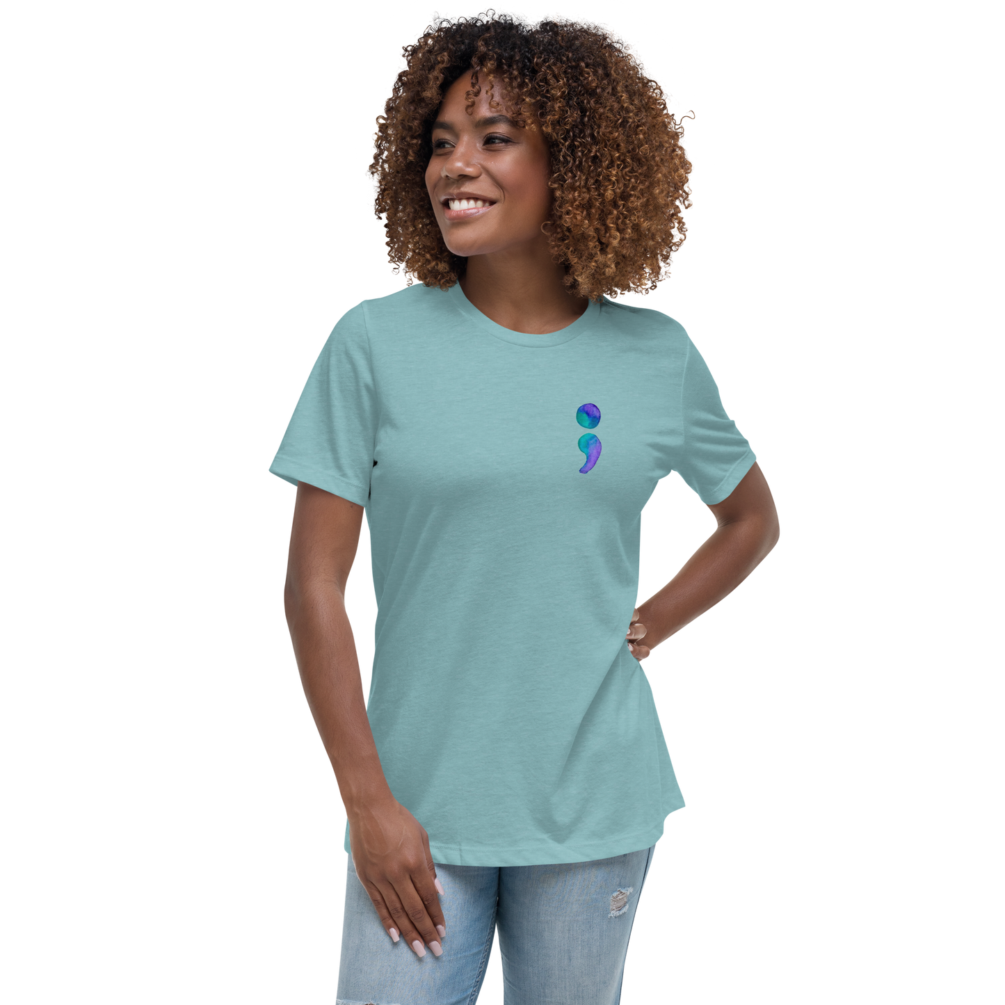 Women's Relaxed T-Shirt Aiden Quote