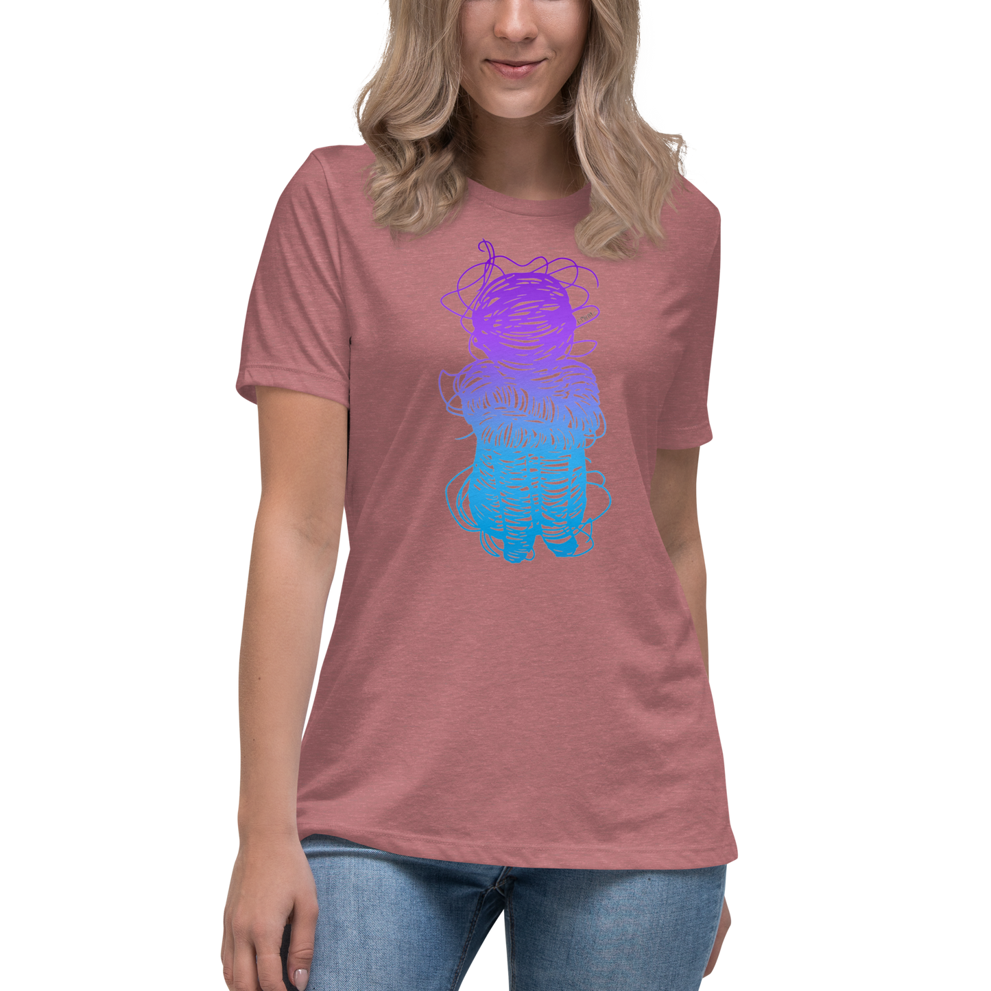 Women's Relaxed T-Shirt Unraveling