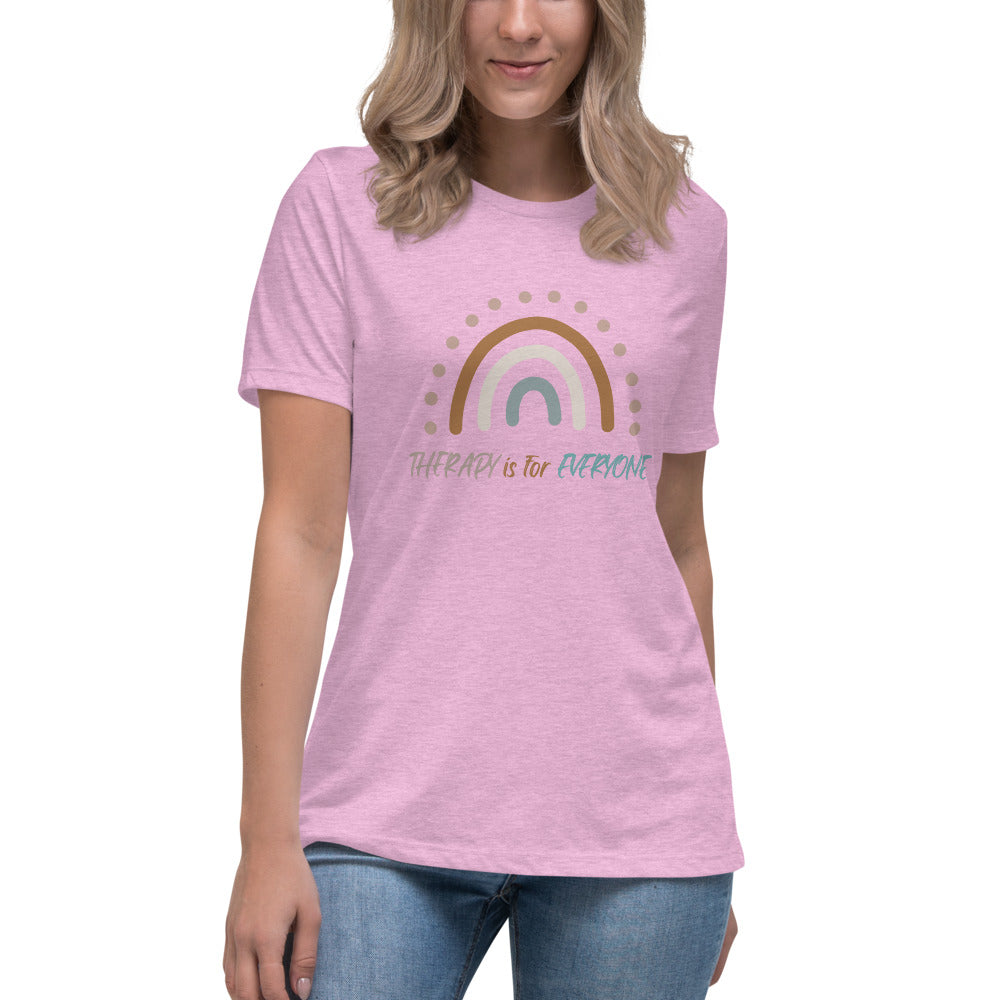 Women's Relaxed T-Shirt Therapy Is For Everyone