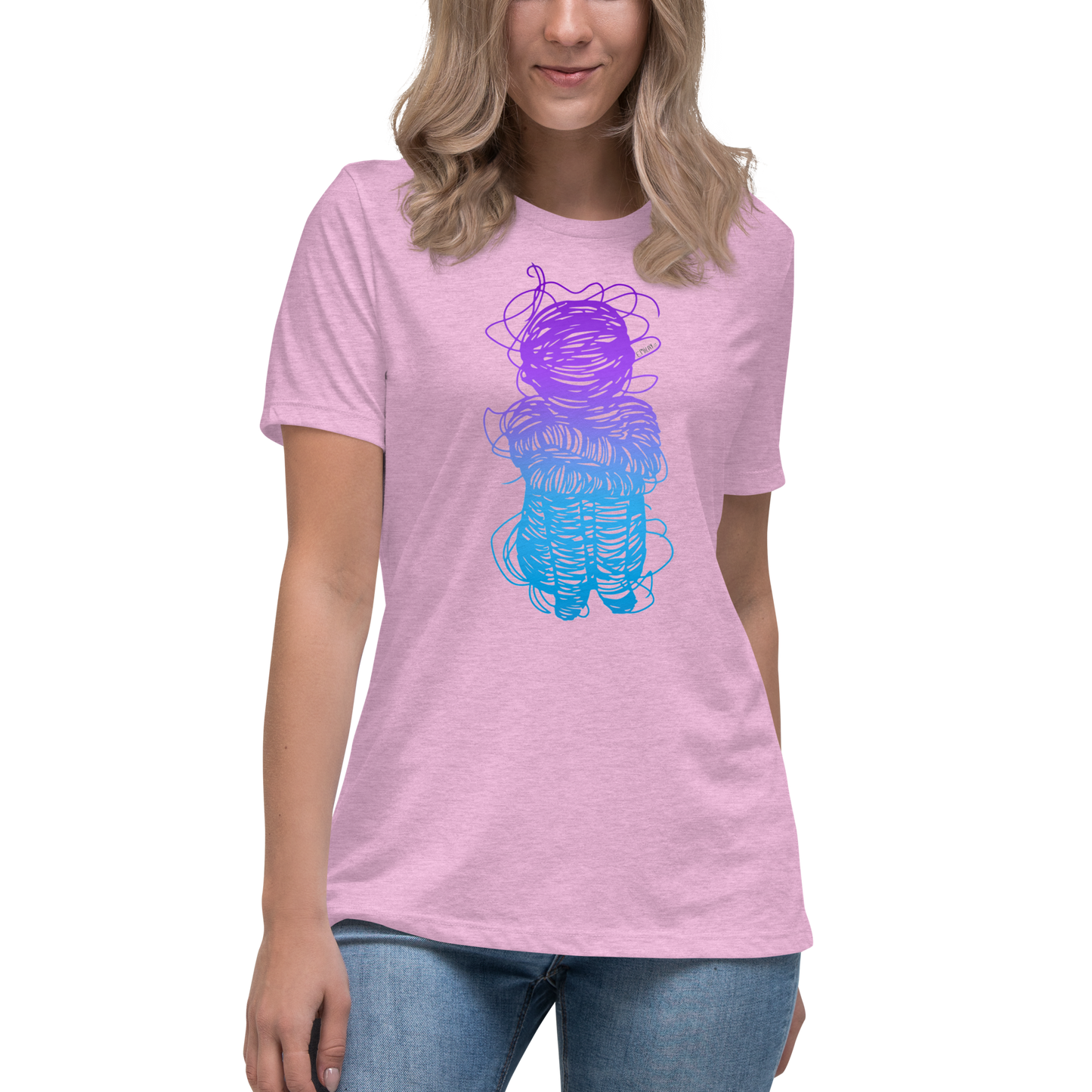Women's Relaxed T-Shirt Unraveling