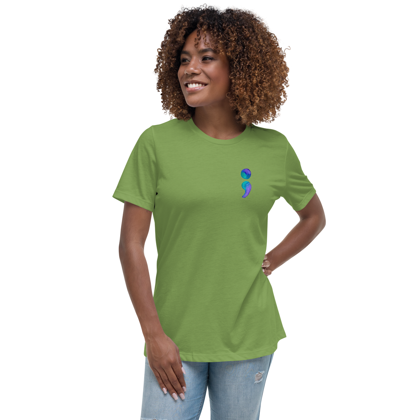 Women's Relaxed T-Shirt Aiden Quote