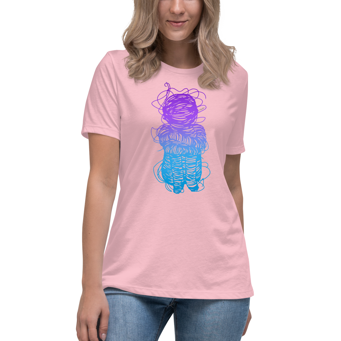Women's Relaxed T-Shirt Unraveling