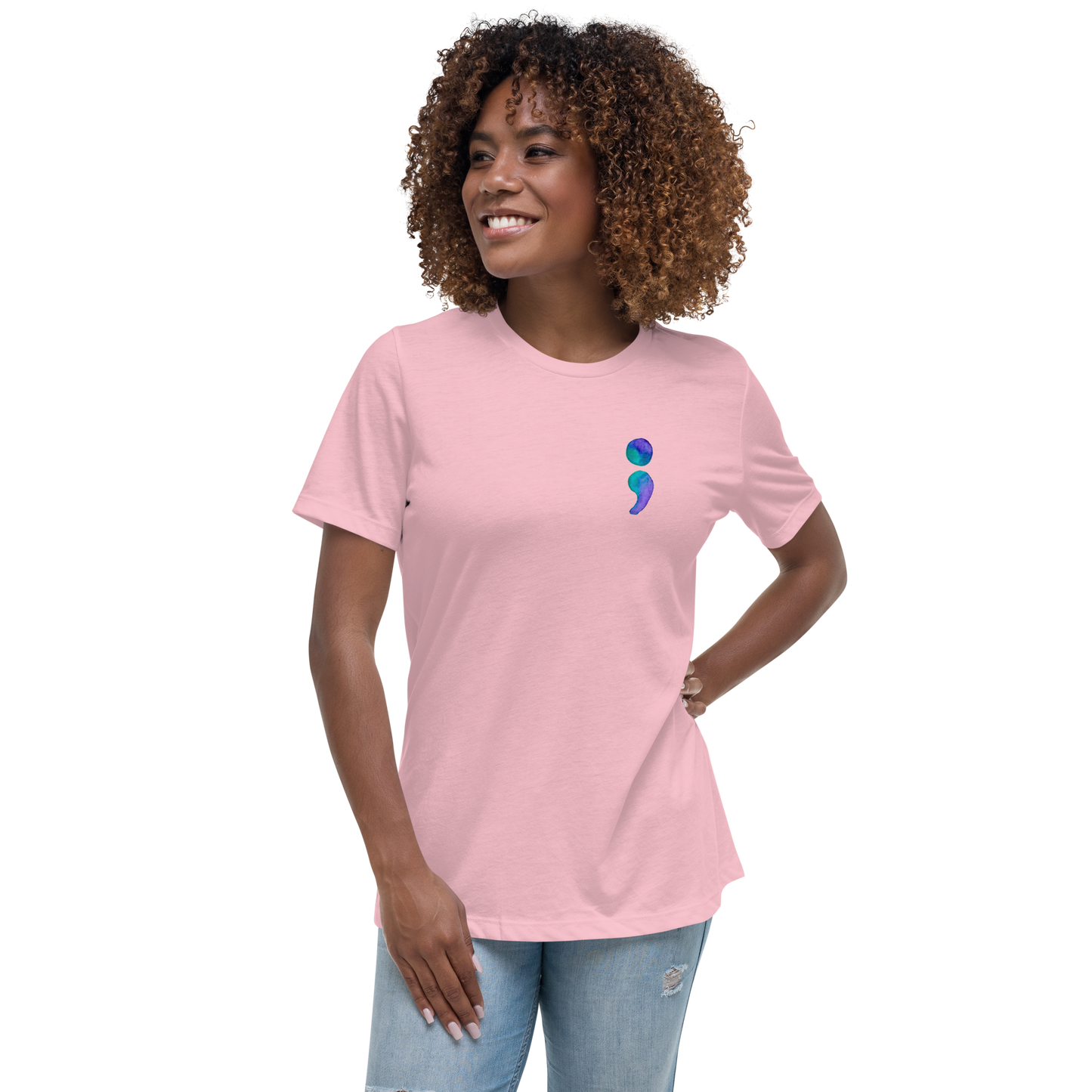 Women's Relaxed T-Shirt Aiden Quote