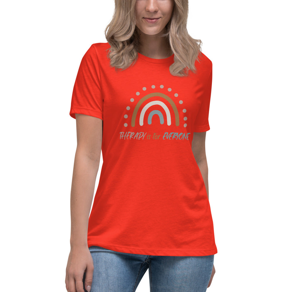 Women's Relaxed T-Shirt Therapy Is For Everyone