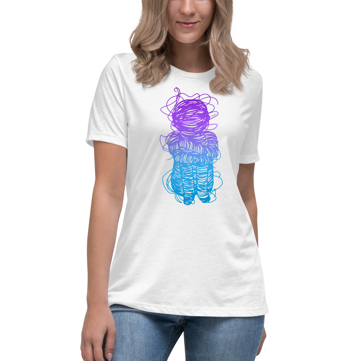 Women's Relaxed T-Shirt Unraveling