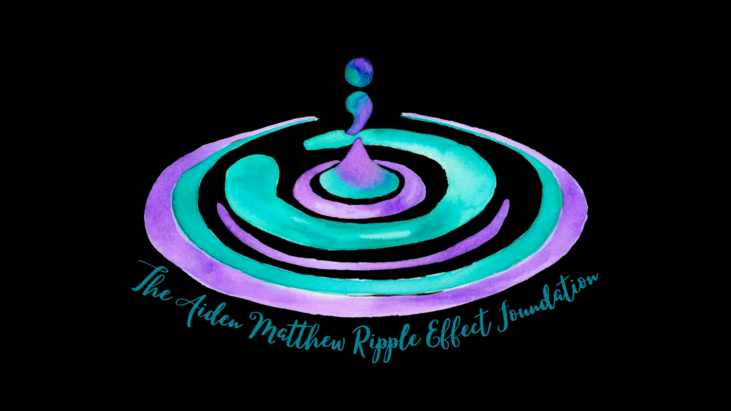 The Aiden Matthew Ripple Effect Foundation Logo Apparel