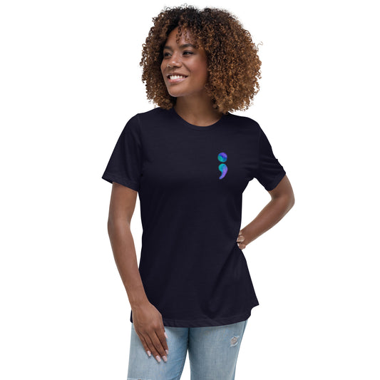 Women's Relaxed T-Shirt Aiden Quote 2