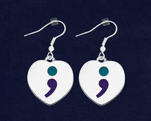 Semicolon Suicide Prevention Earrings