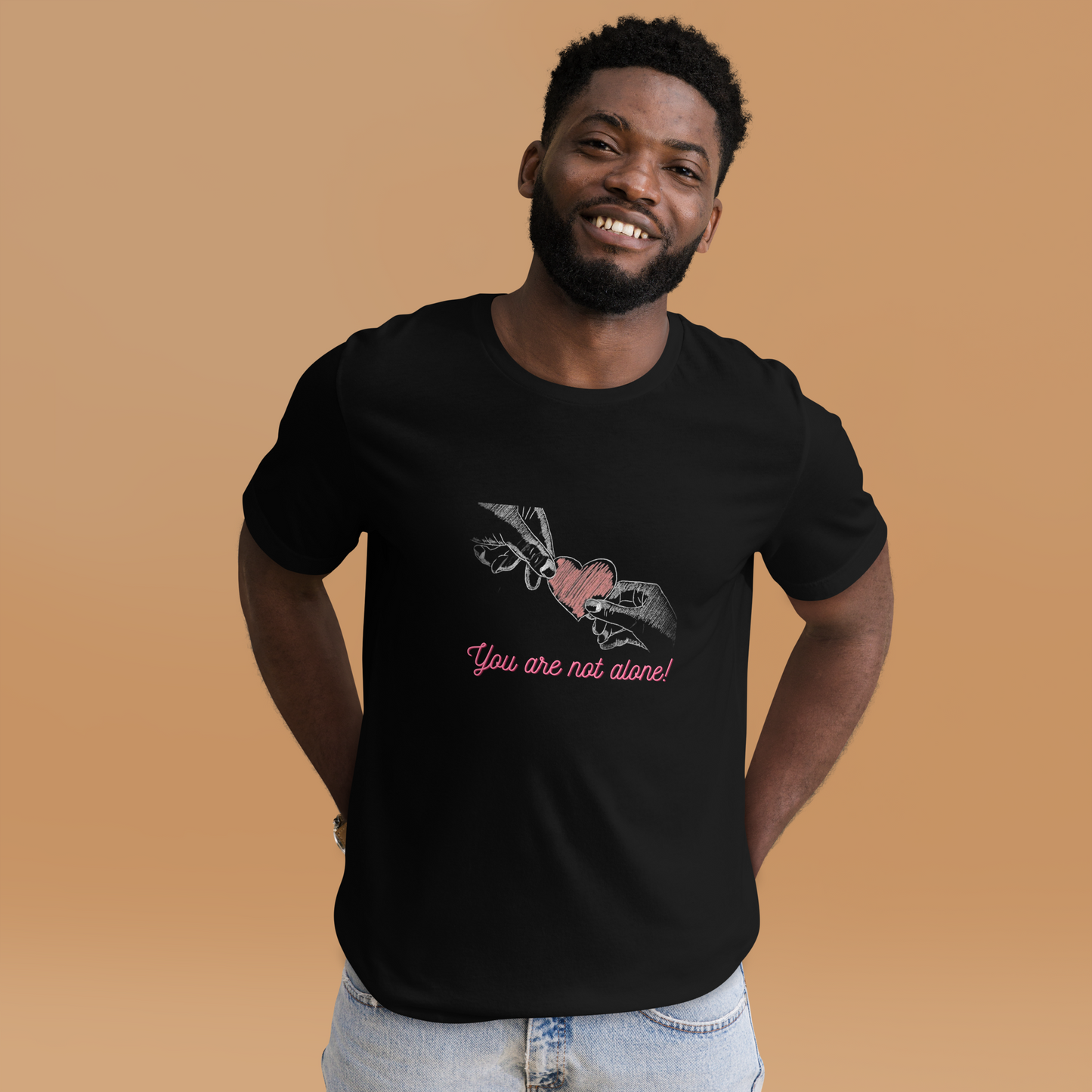 Short Sleeve Unisex T-Shirt You Are Not Alone