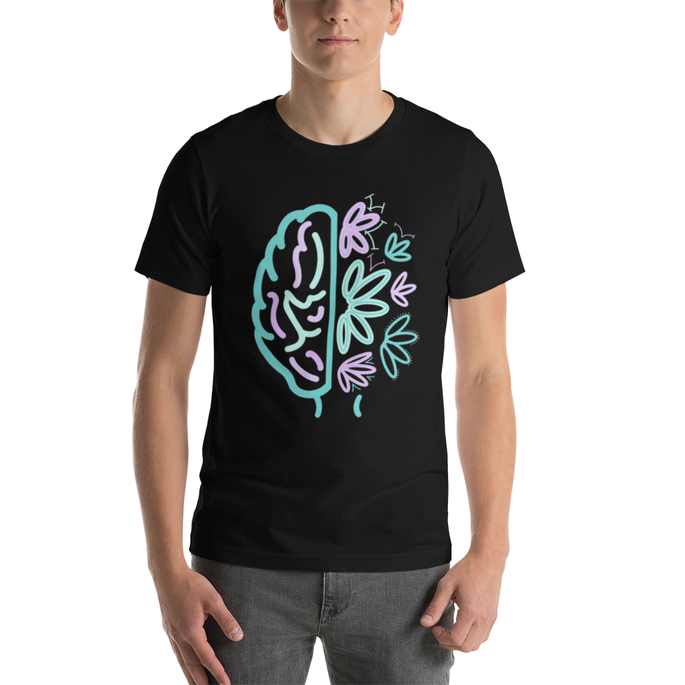 Short-Sleeve Unisex T-Shirt Brain Bloom