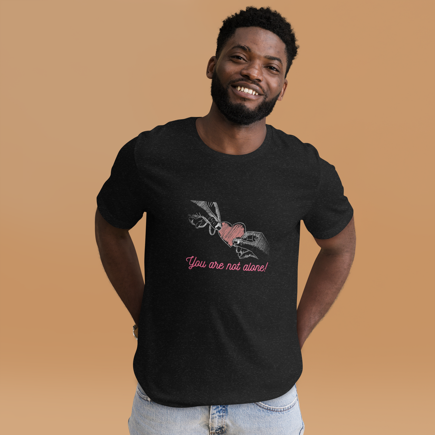 Short Sleeve Unisex T-Shirt You Are Not Alone