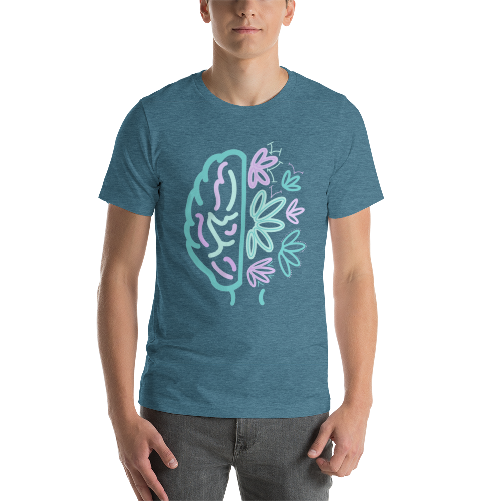 Short-Sleeve Unisex T-Shirt Brain Bloom