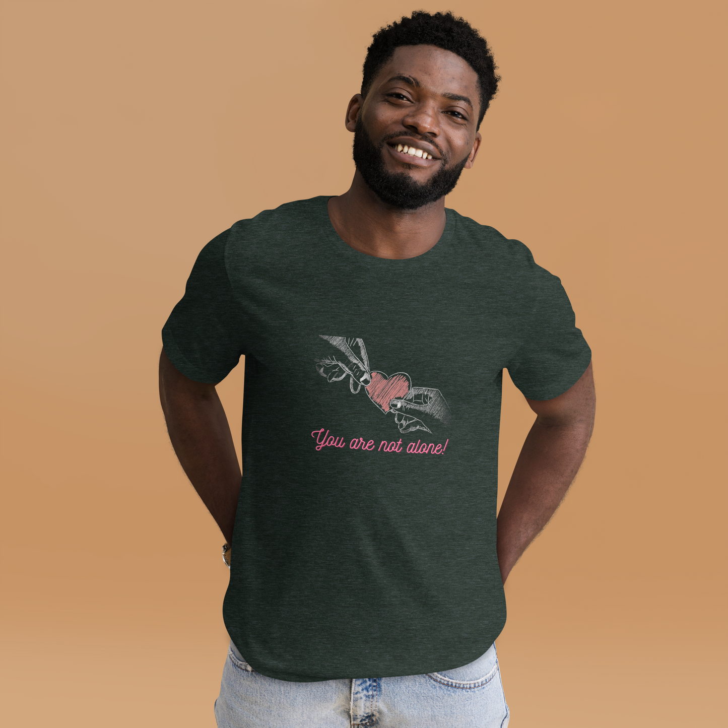 Short Sleeve Unisex T-Shirt You Are Not Alone