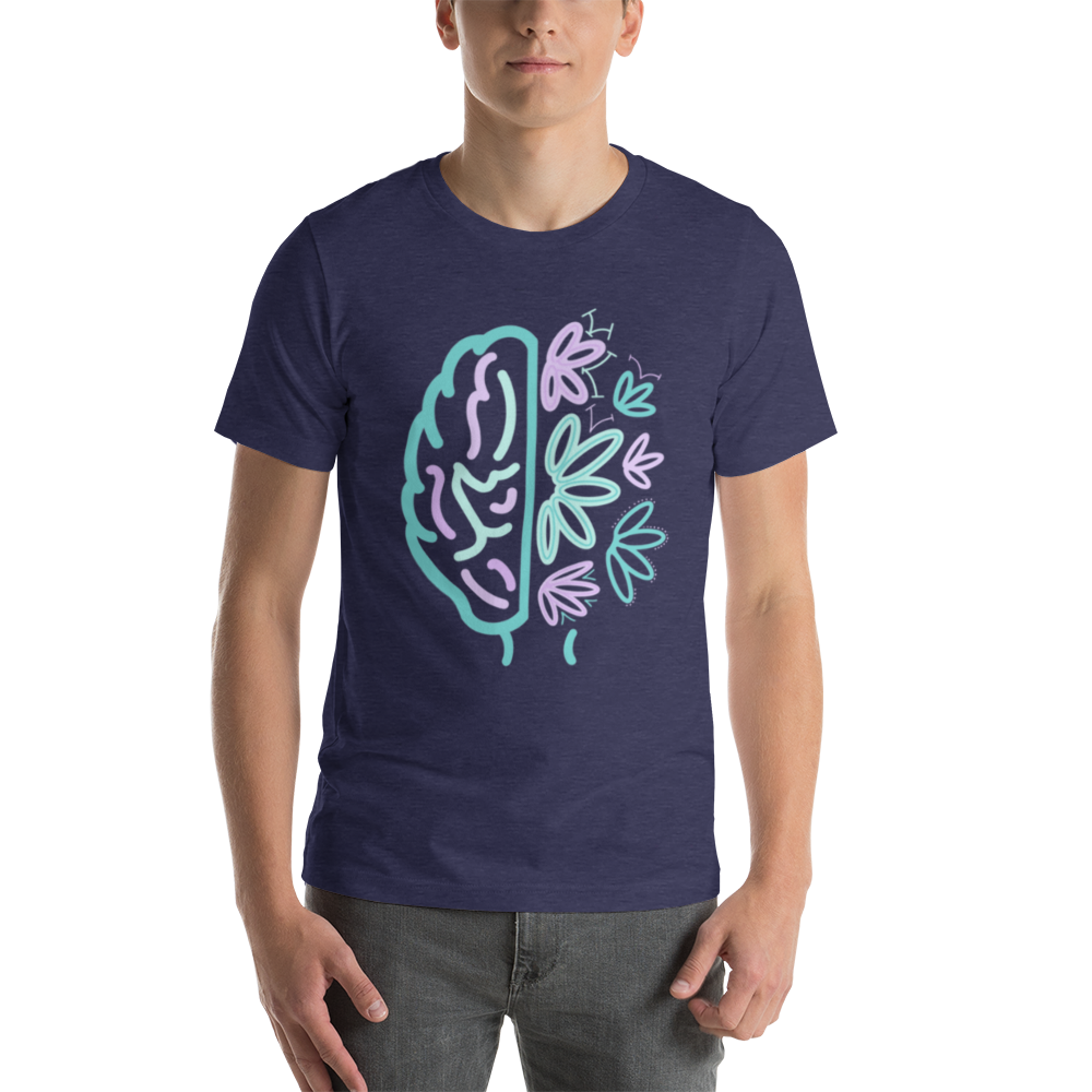 Short-Sleeve Unisex T-Shirt Brain Bloom