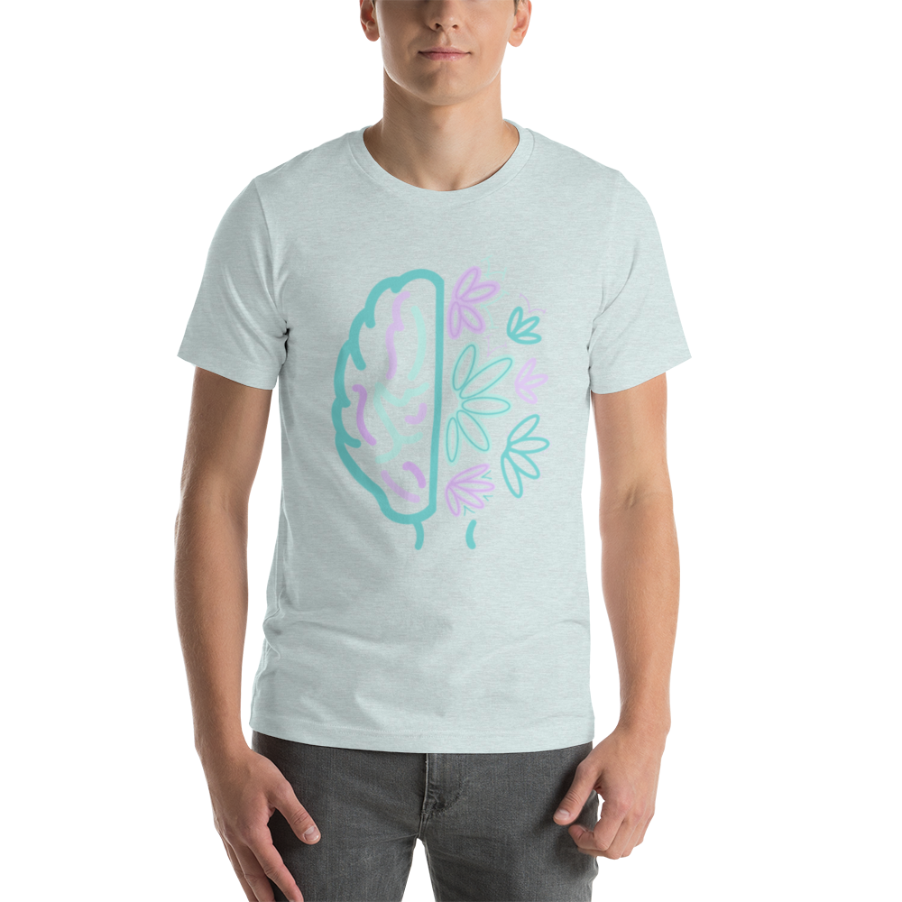 Short-Sleeve Unisex T-Shirt Brain Bloom