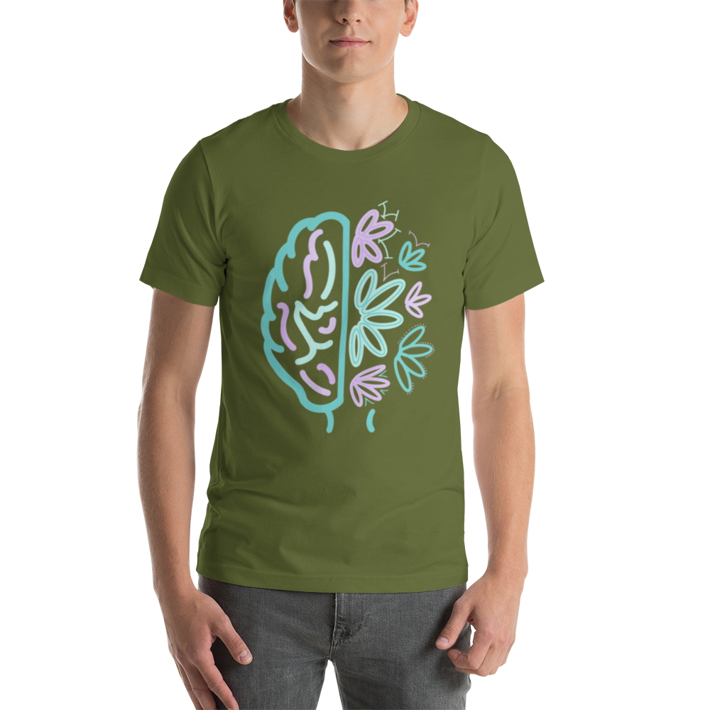 Short-Sleeve Unisex T-Shirt Brain Bloom