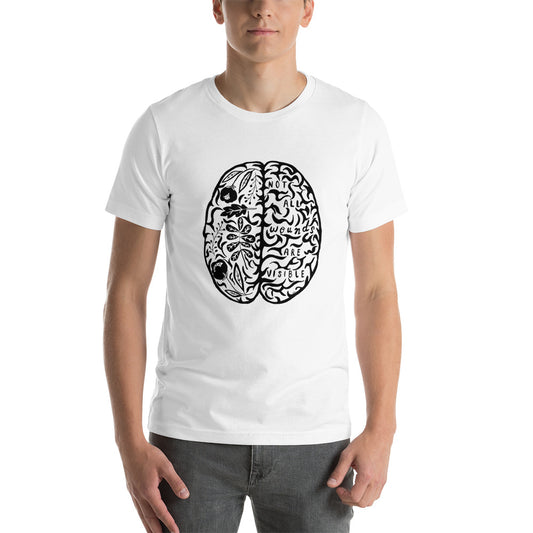 Short-Sleeve Unisex T-Shirt Not All Wounds Are Visible