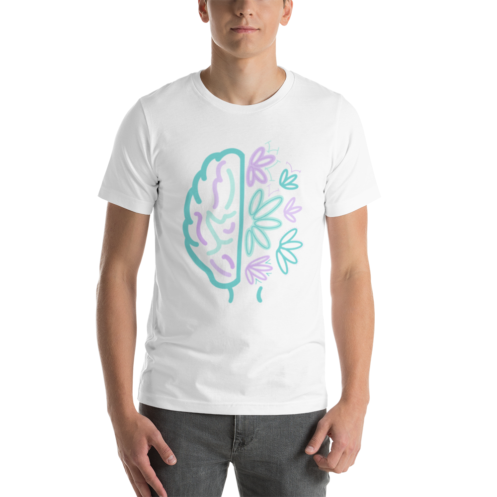 Short-Sleeve Unisex T-Shirt Brain Bloom