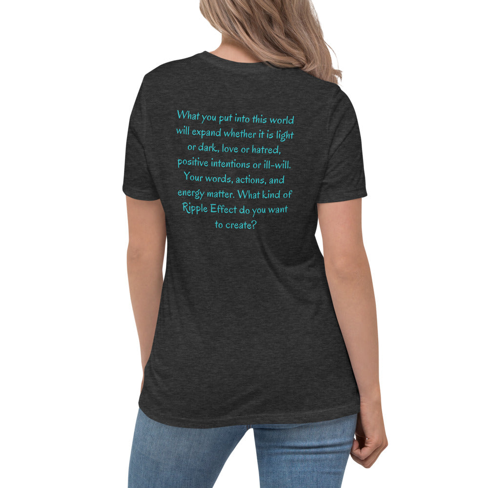 Women's Relaxed T-Shirt TAMREF Logo (Front & Back Design)