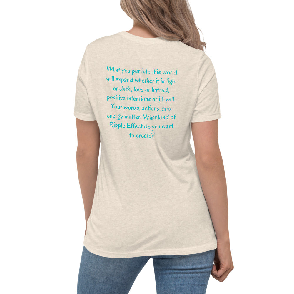 Women's Relaxed T-Shirt TAMREF Logo (Front & Back Design)