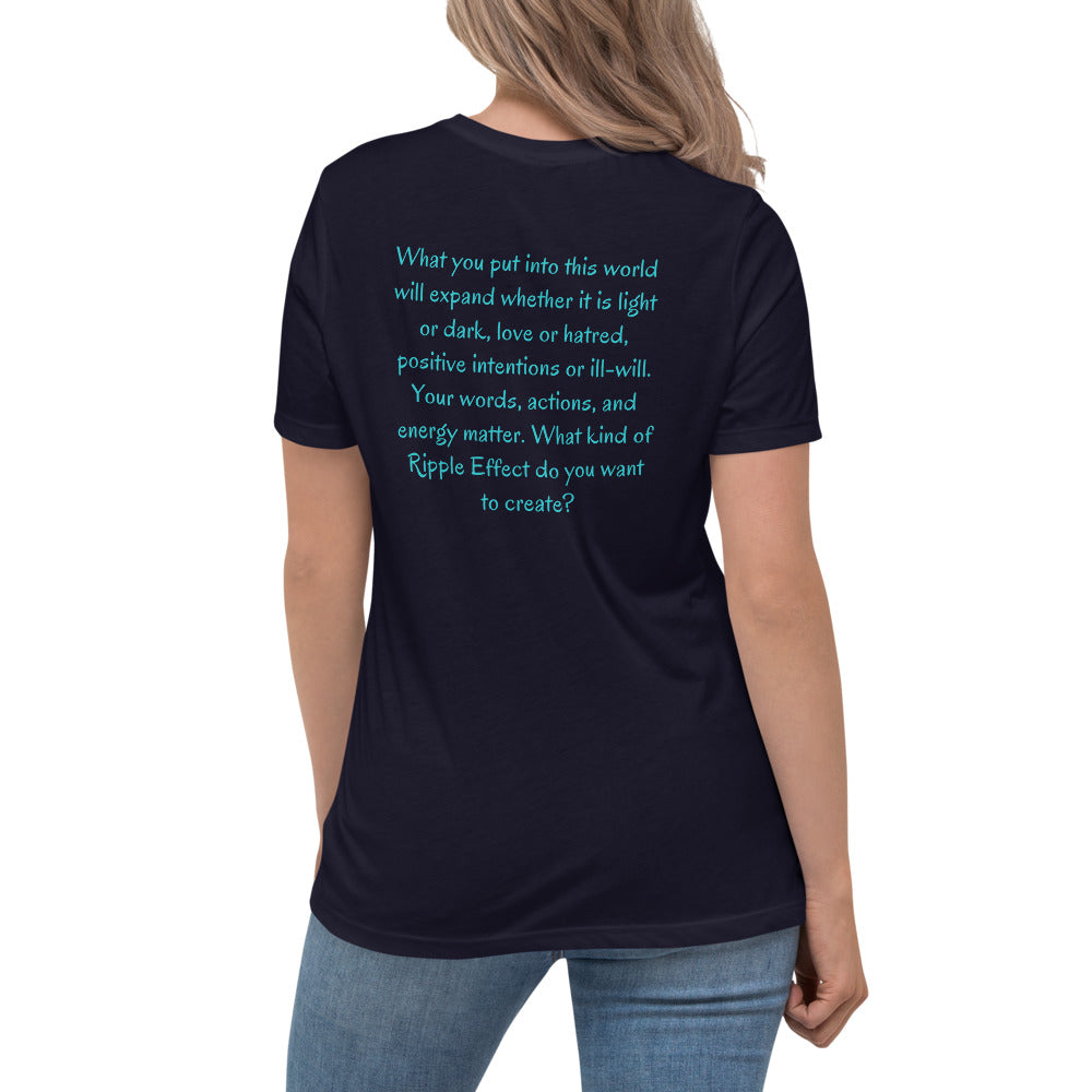 Women's Relaxed T-Shirt TAMREF Logo (Front & Back Design)