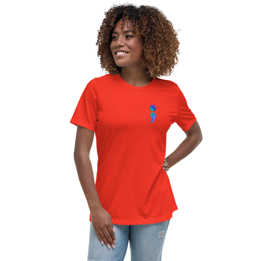 Women's Relaxed T-Shirt Aiden Quote